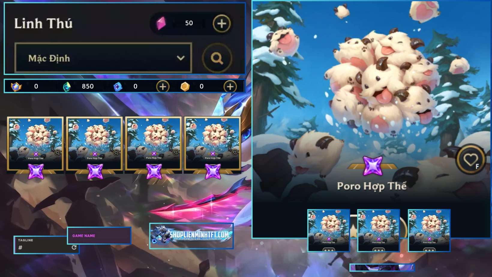 PORO HỢP THỂ CLONE